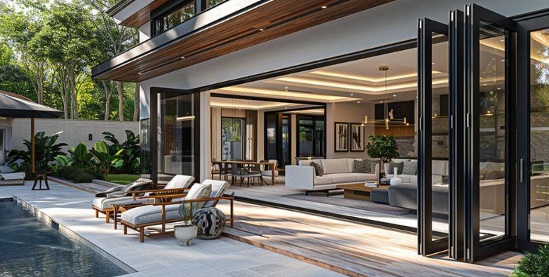 Folding Glass Doors Wide BI-Fold